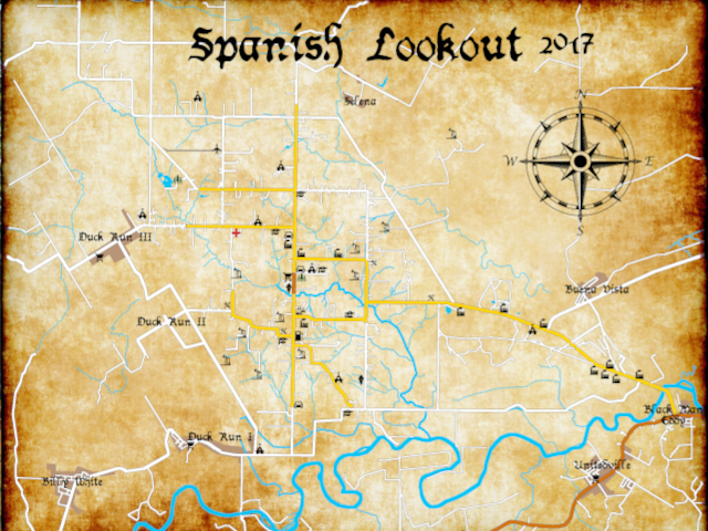 Map of Spanish Lookout
